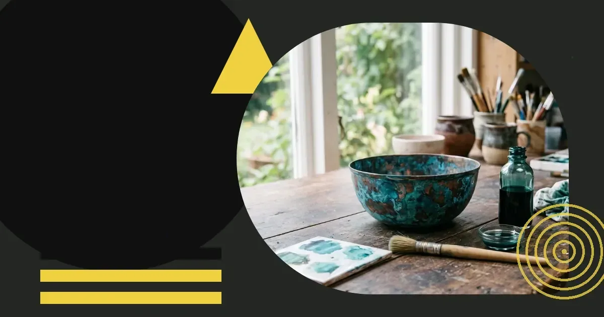 Blue prussian aqua patina: what it is and how to use it