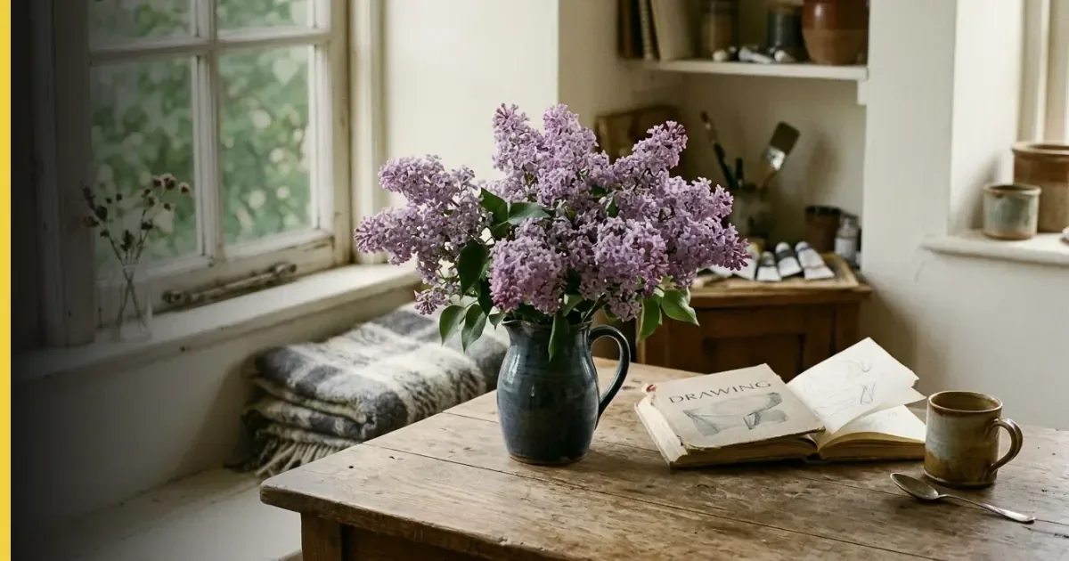 Capture the beauty of lilac blossom in your art