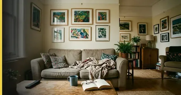 Creating and selling art for living rooms