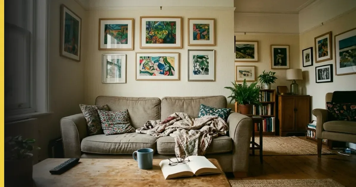 Creating and selling art for living rooms
