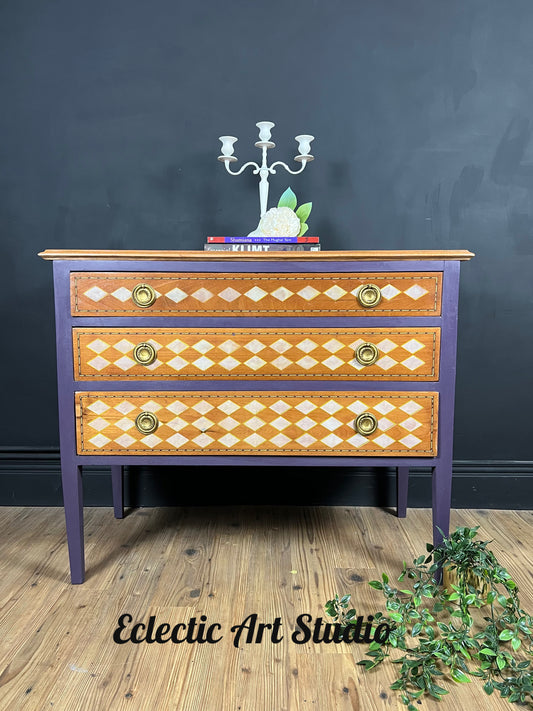 Harlequin Chest of 3 drawers