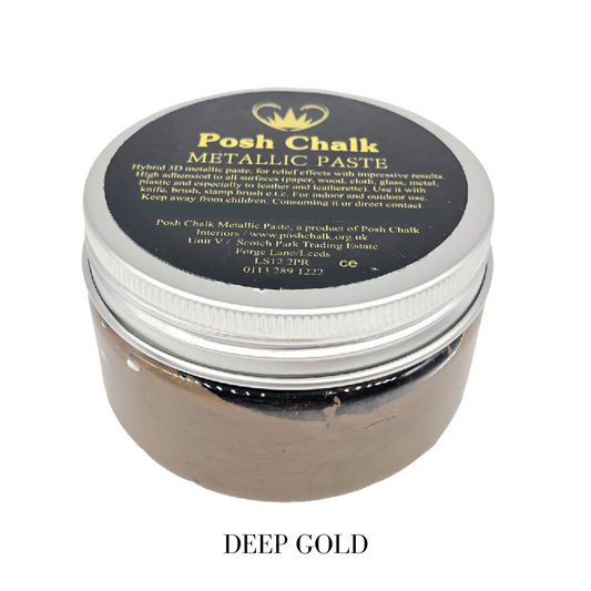 Deep Gold Metallic Smooth Paste